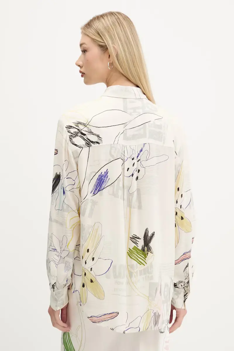 camicia NEWSARTY donna colore beige 25WWCW14 miniatura 3