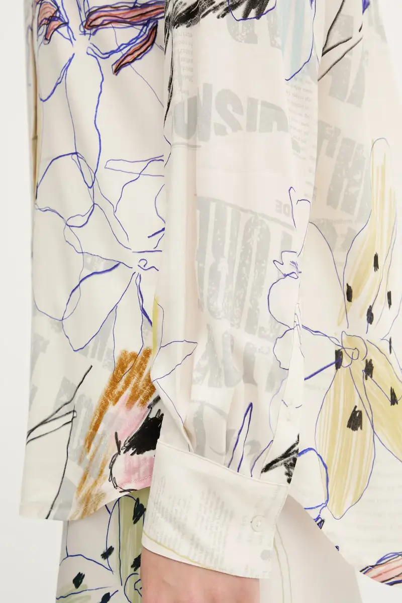 camicia NEWSARTY donna colore beige 25WWCW14 miniatura 5