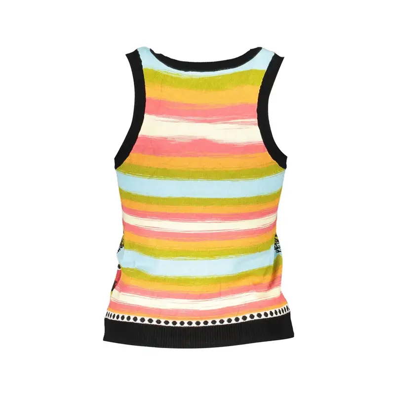 Desigual Canotta Donna Multicolore con Logo miniatura 2
