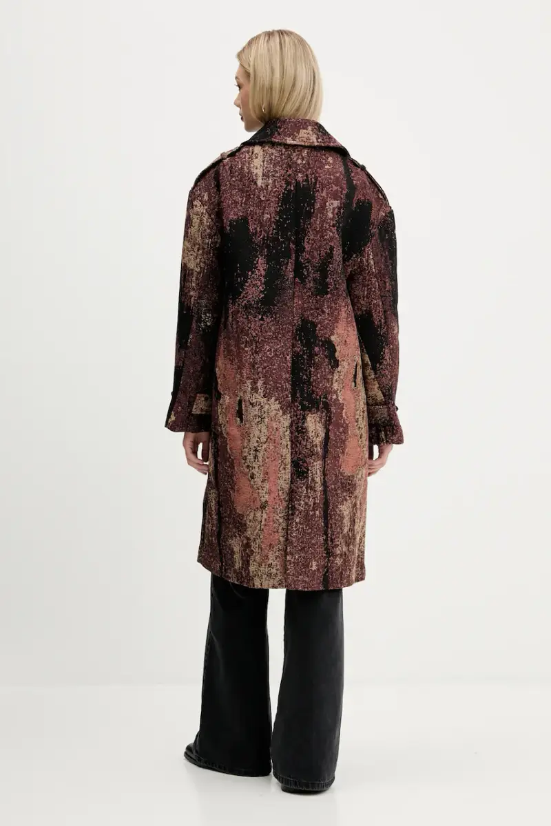 cappotto BRUSHED LAC colore marrone 25WWEW05 miniatura 3