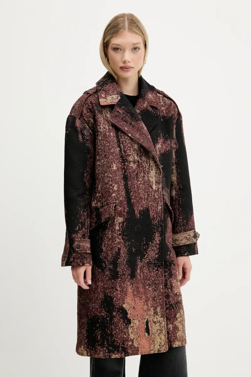 cappotto BRUSHED LAC colore marrone 25WWEW05 miniatura 4