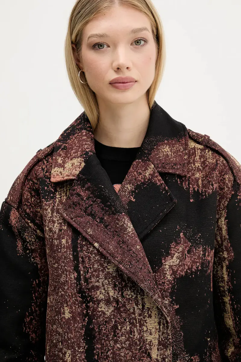 cappotto BRUSHED LAC colore marrone 25WWEW05 miniatura 5