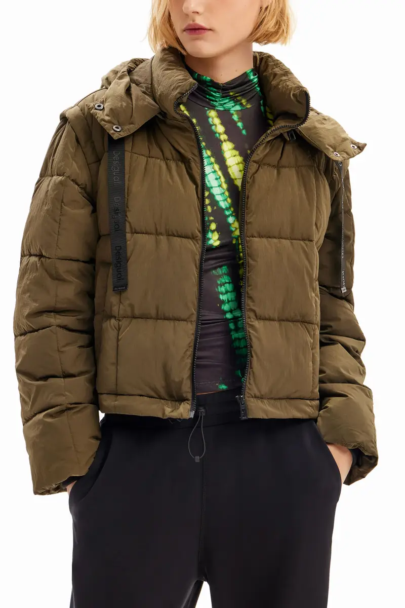 Cappotto imbottito staccabile GREEN miniatura 2