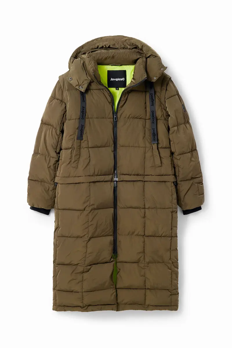 Cappotto imbottito staccabile GREEN