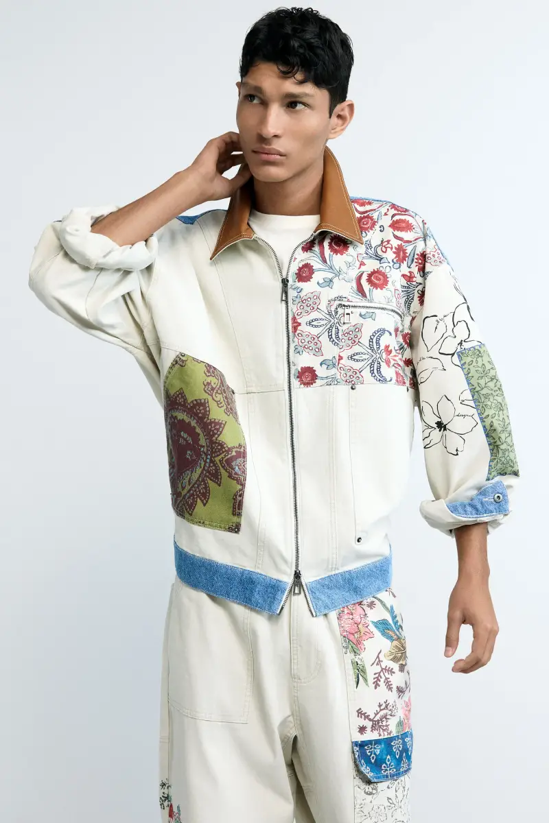 Cappotto patchwork WHITE