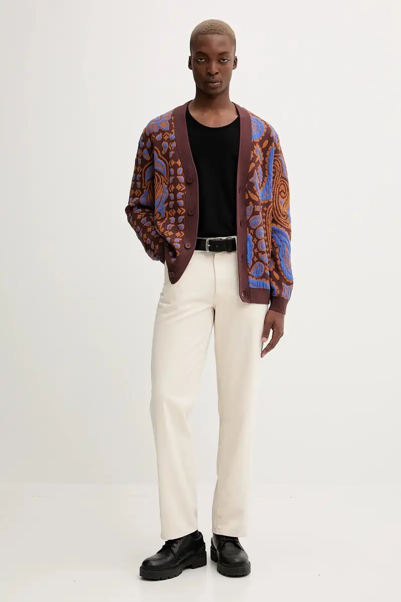 Desigual Cardigan Uomo Marrone 3619826 miniatura 2