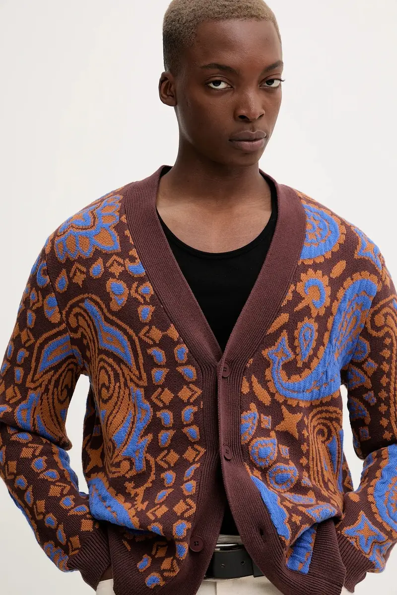 Desigual Cardigan Uomo Marrone 3619826 miniatura 4