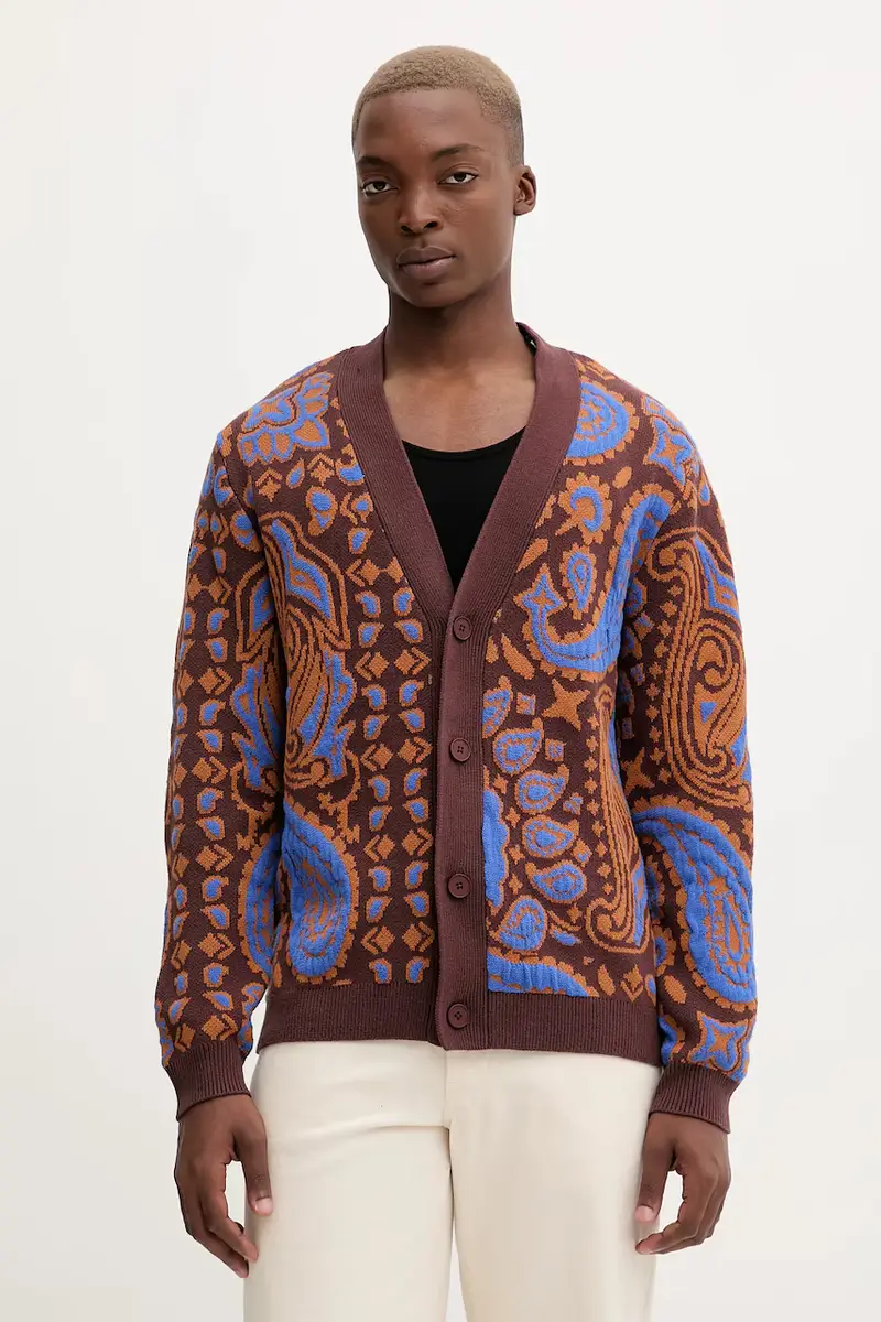 Desigual Cardigan Uomo Marrone 3619826