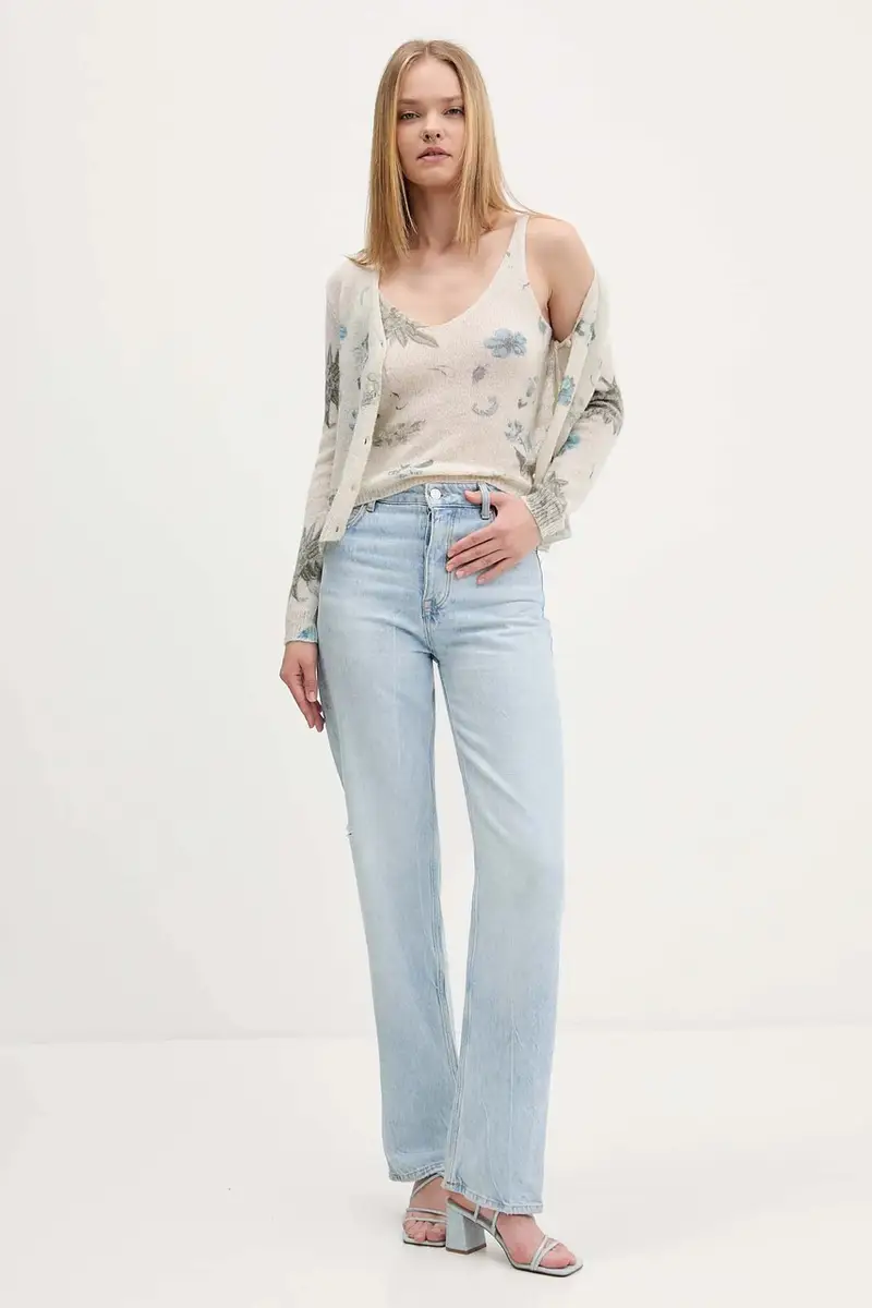 Desigual Cardigan Donna Beige 3574333 miniatura 2