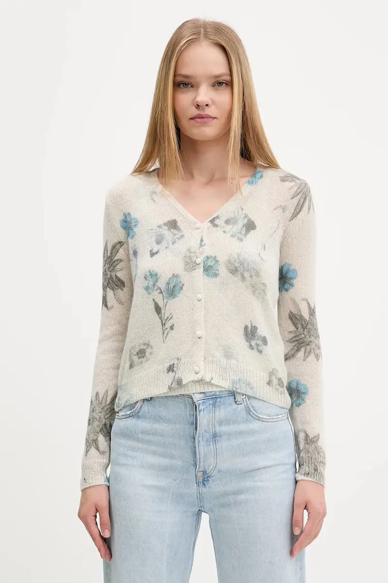 Desigual Cardigan Donna Beige 3574333