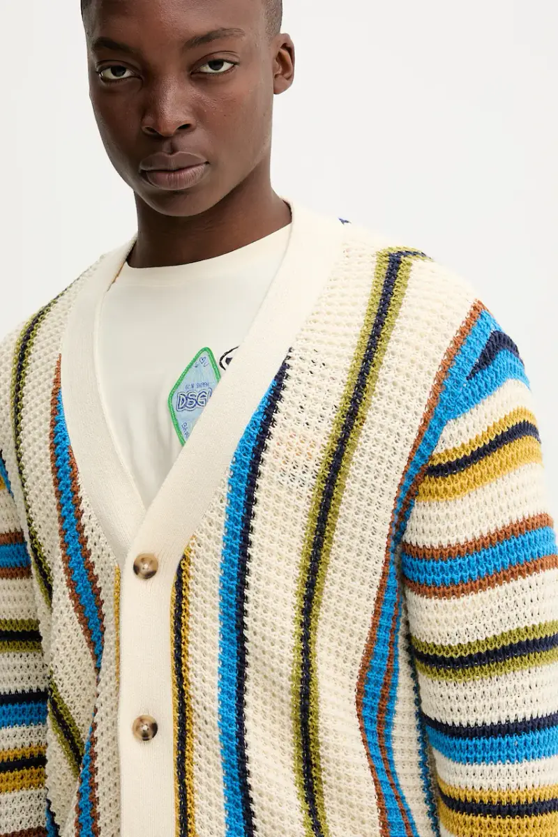 Desigual Cardigan Uomo Beige 3941559 miniatura 4