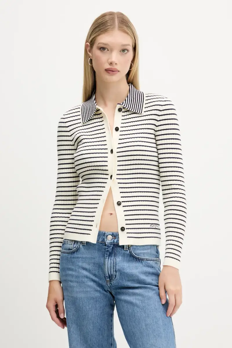 Desigual Cardigan Donna Beige 3242630