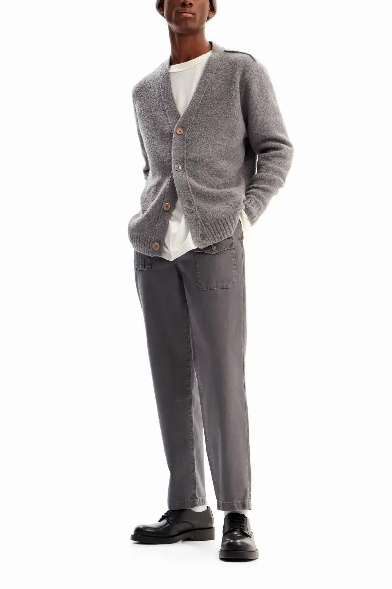 Desigual Cardigan Nero 3912447 miniatura 2