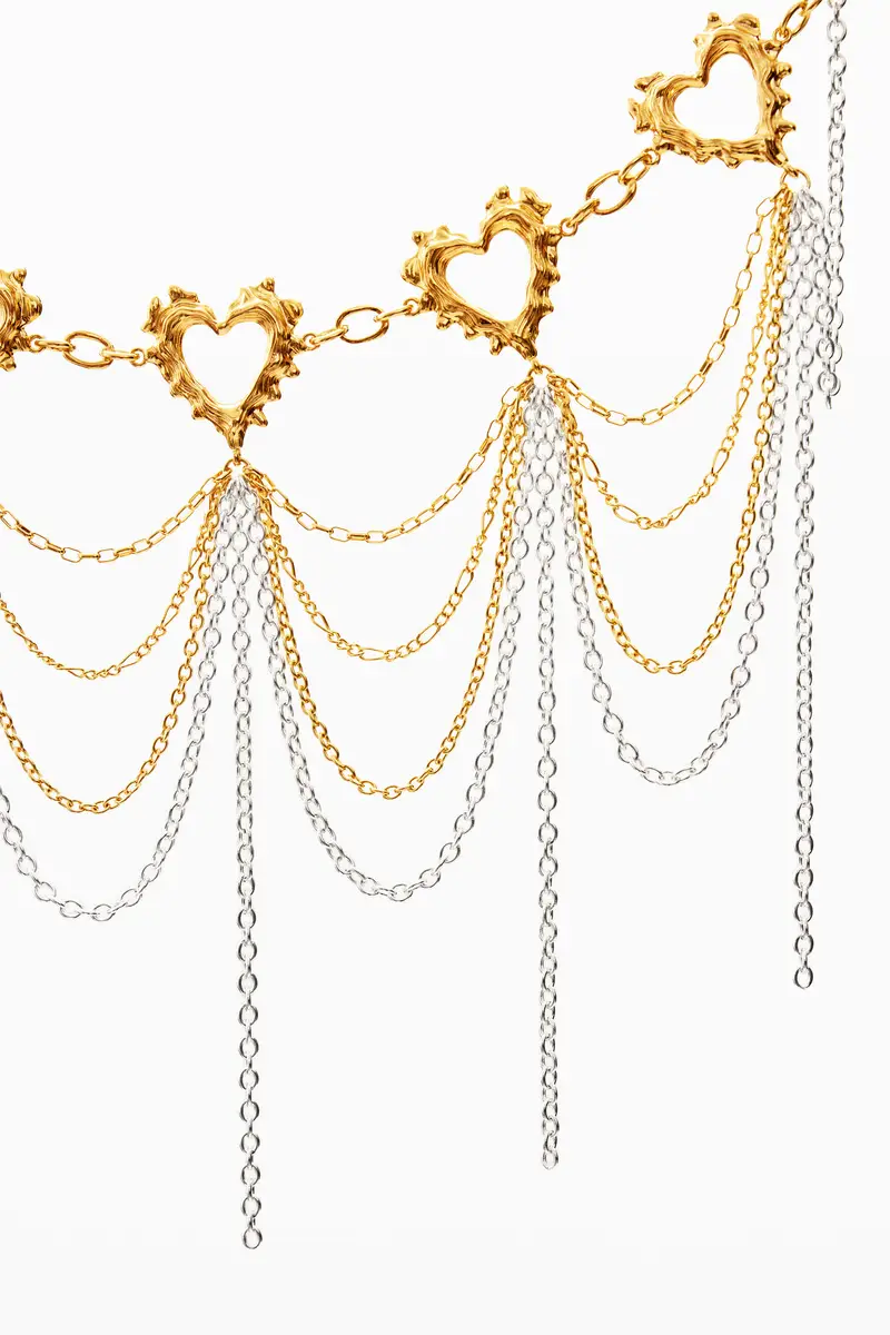 cintura a catena dorata YELLOW miniatura 2