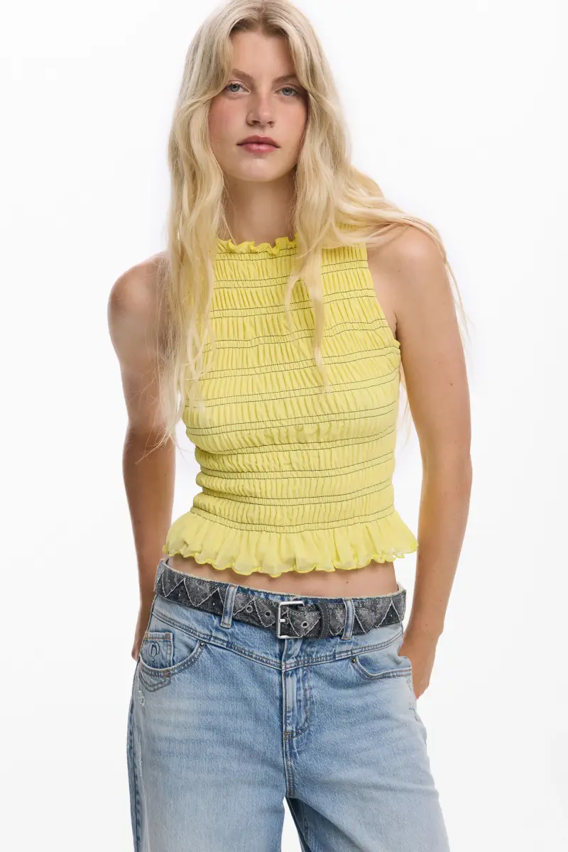 Cintura denim a zigzag BLUE miniatura 2