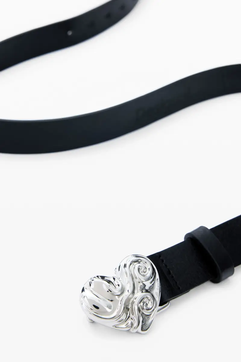 CINTURA IN PELLE BLACK miniatura 2