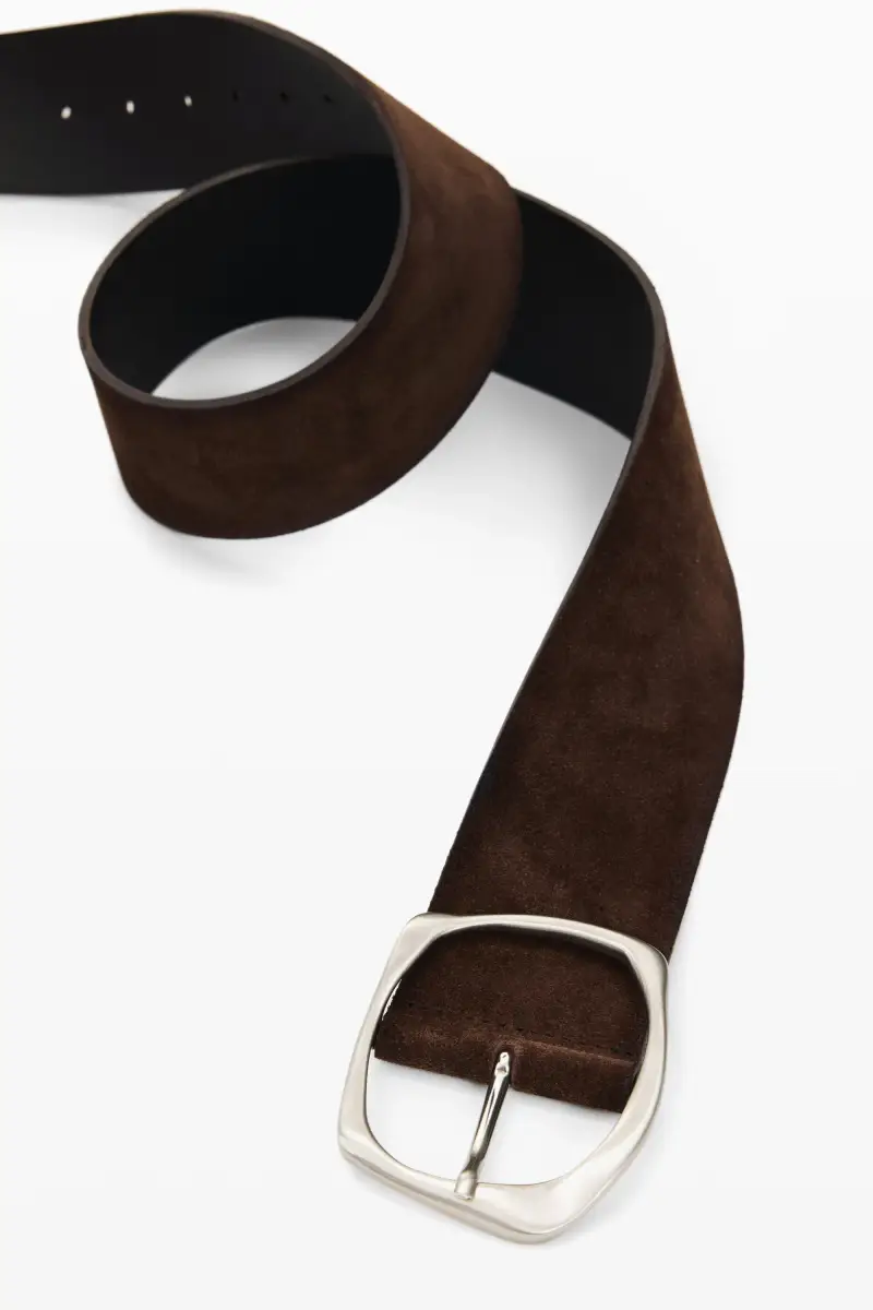 CINTURA IN PELLE BROWN miniatura 2