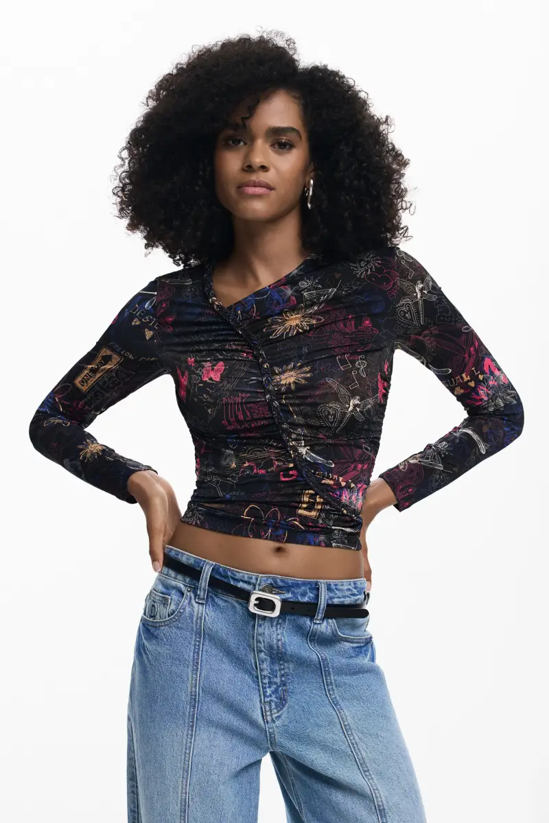 CINTURA IN PELLE NERA BLACK miniatura 2