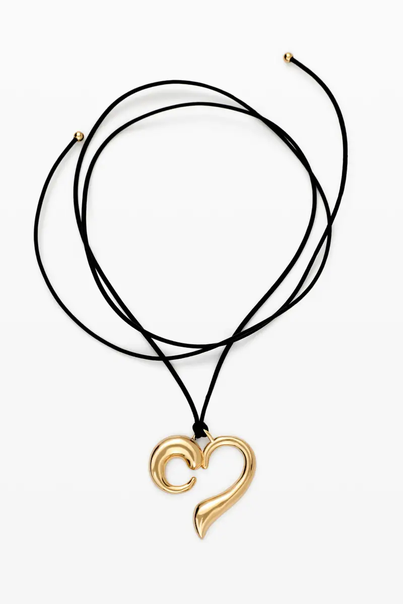 CIONDOLO CUORE CORDINO ZALIO MATERIAL FINISHES