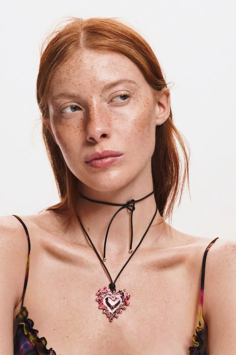 ciondolo cuore grande zalio MATERIAL FINISHES miniatura 2