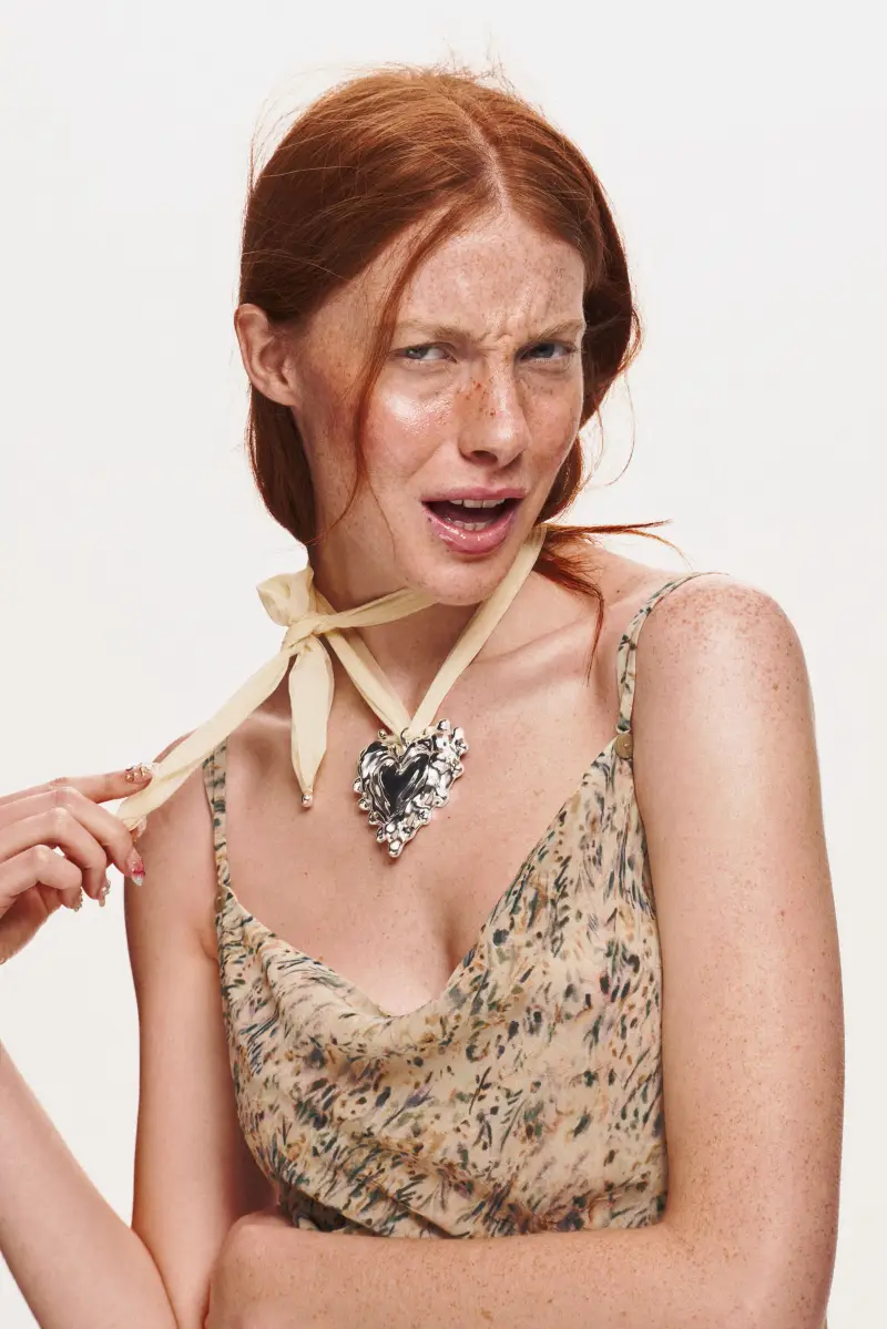 ciondolo cuore zalio BLACK miniatura 2