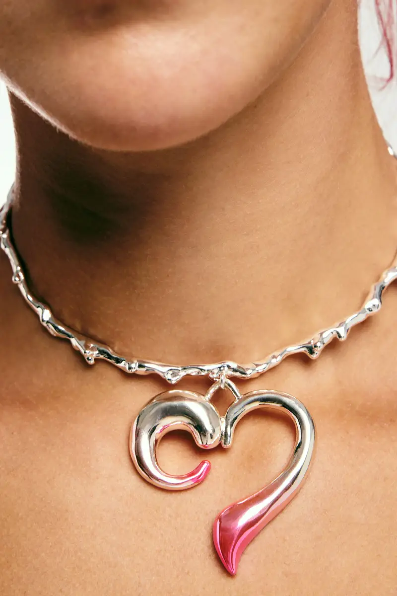 CIONDOLO CUORE ZALIO MATERIAL FINISHES