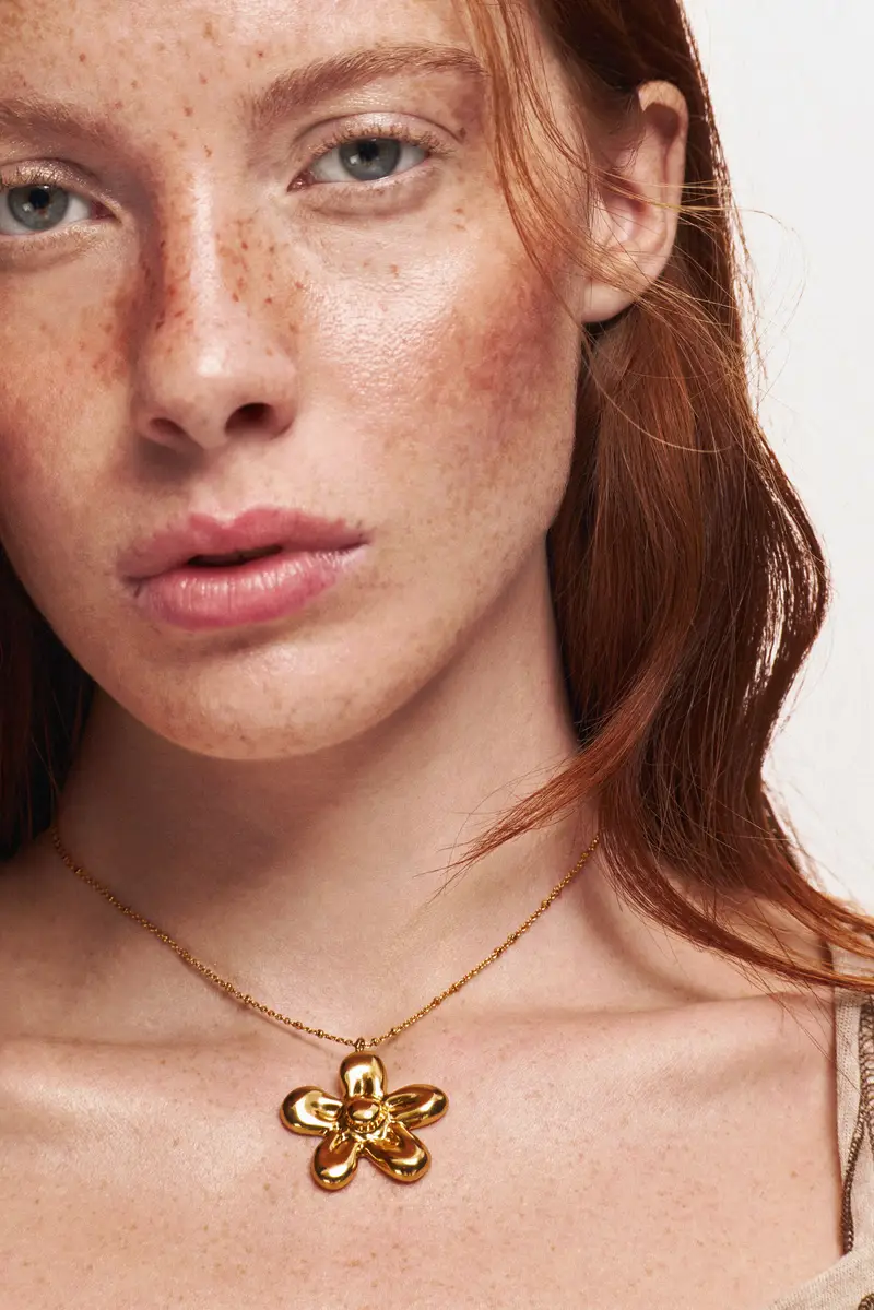 ciondolo fiore piccolo zalio MATERIAL FINISHES miniatura 2