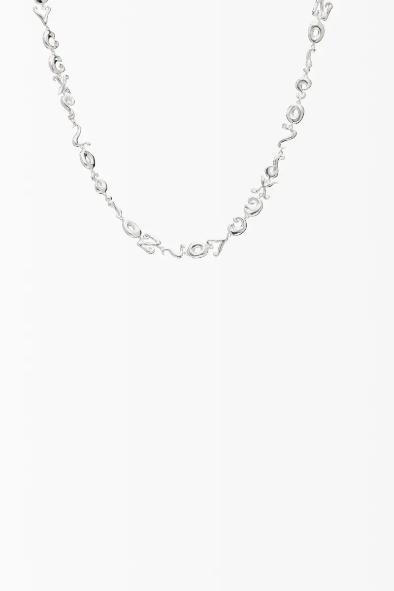 CIONDOLO LETTERE ZALIO BLACK miniatura 2