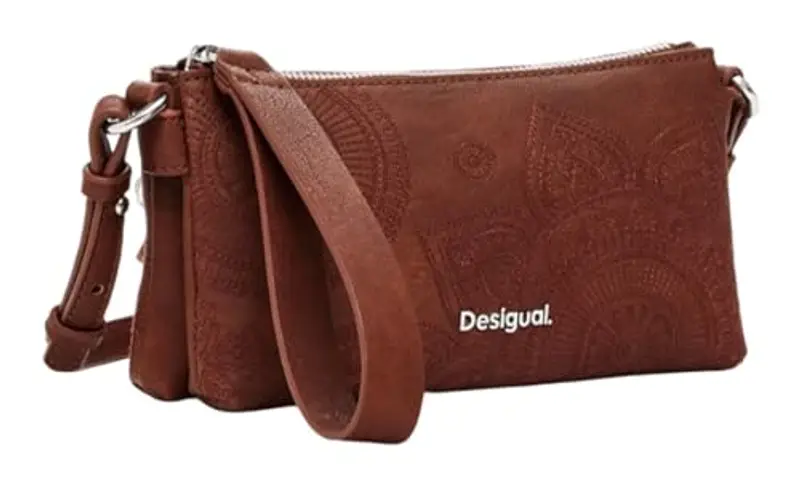 Desigual Dejavu Dortmund Baby Bag Camel miniatura 2