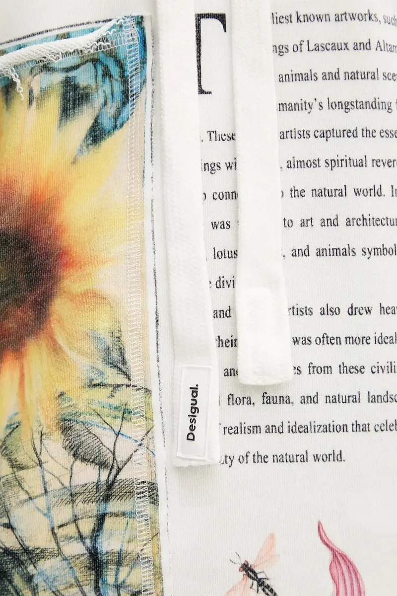 felpa BRADFORD uomo colore beige con cappuccio 25WMSK11 miniatura 5