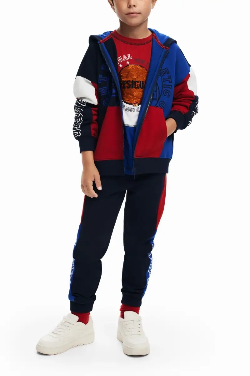 Felpa con cappuccio basket MATERIAL FINISHES miniatura 2