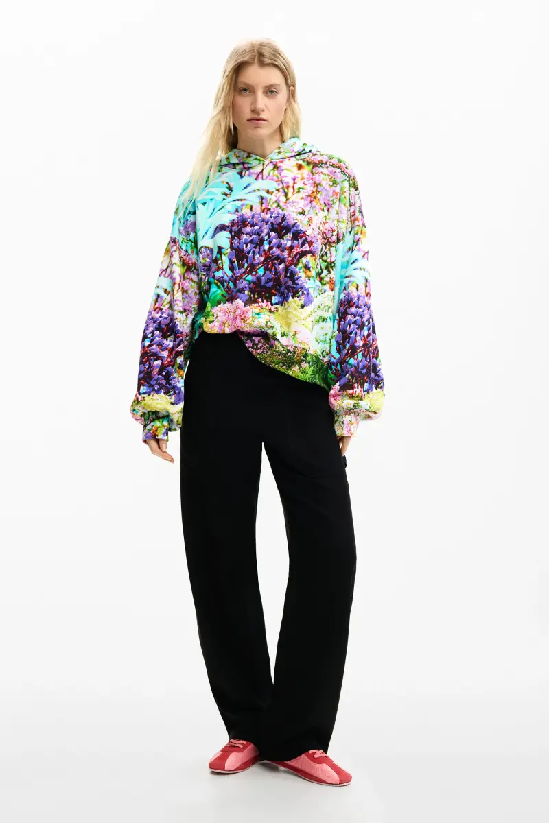 Felpa giardino selvatico BLACK miniatura 2