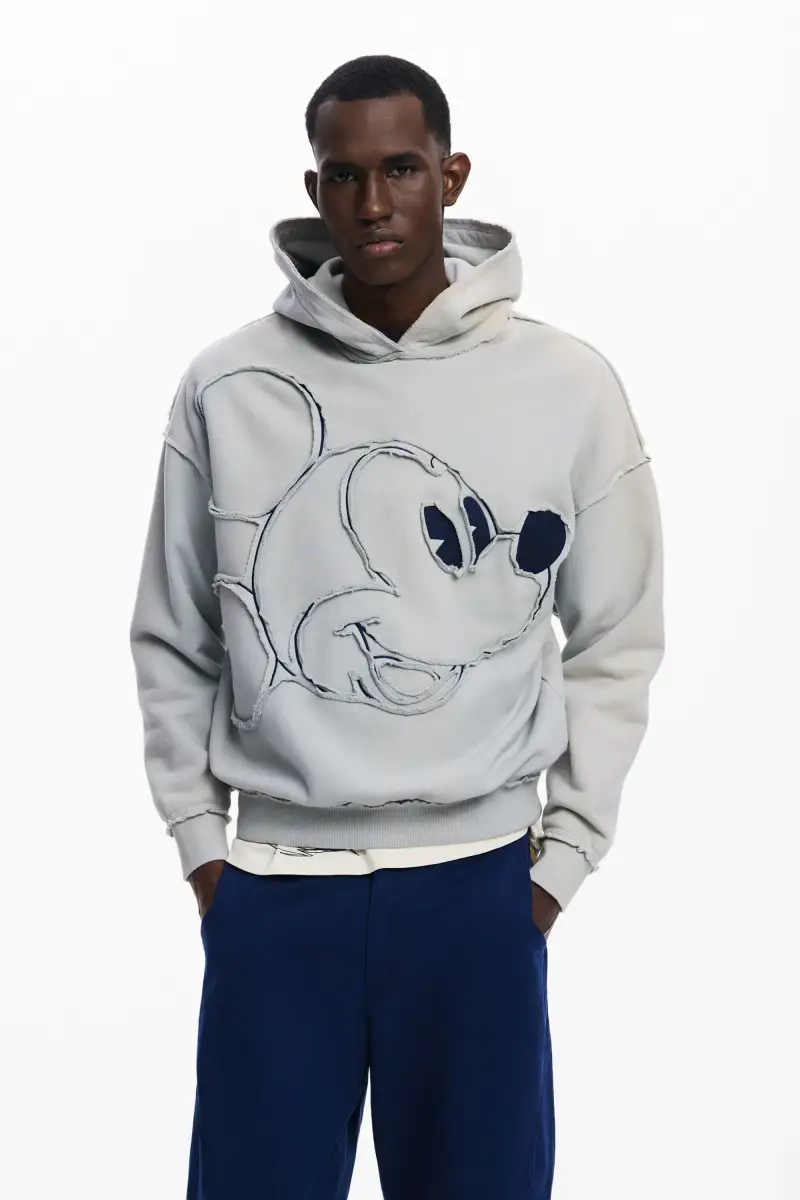 Felpa in denim Mickey Mouseâ"¢ WHITE miniatura 2