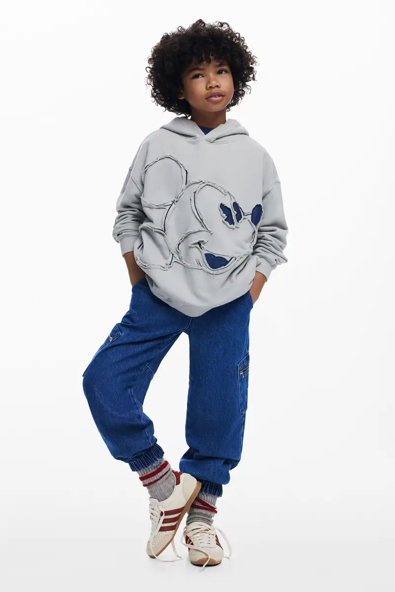 felpa in denim Mickey Mouseâ"¢ WHITE miniatura 2
