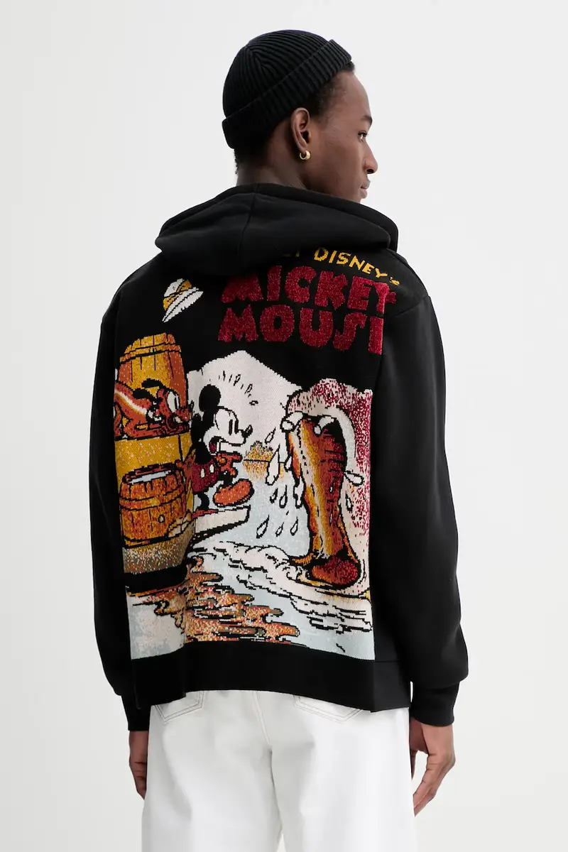 felpa MIXED DISNEY uomo colore nero con cappuccio 25WMSK15 miniatura 3