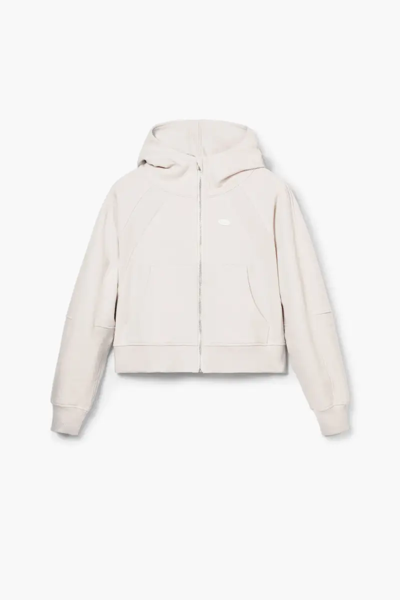 Felpa oversize con cappuccio WHITE