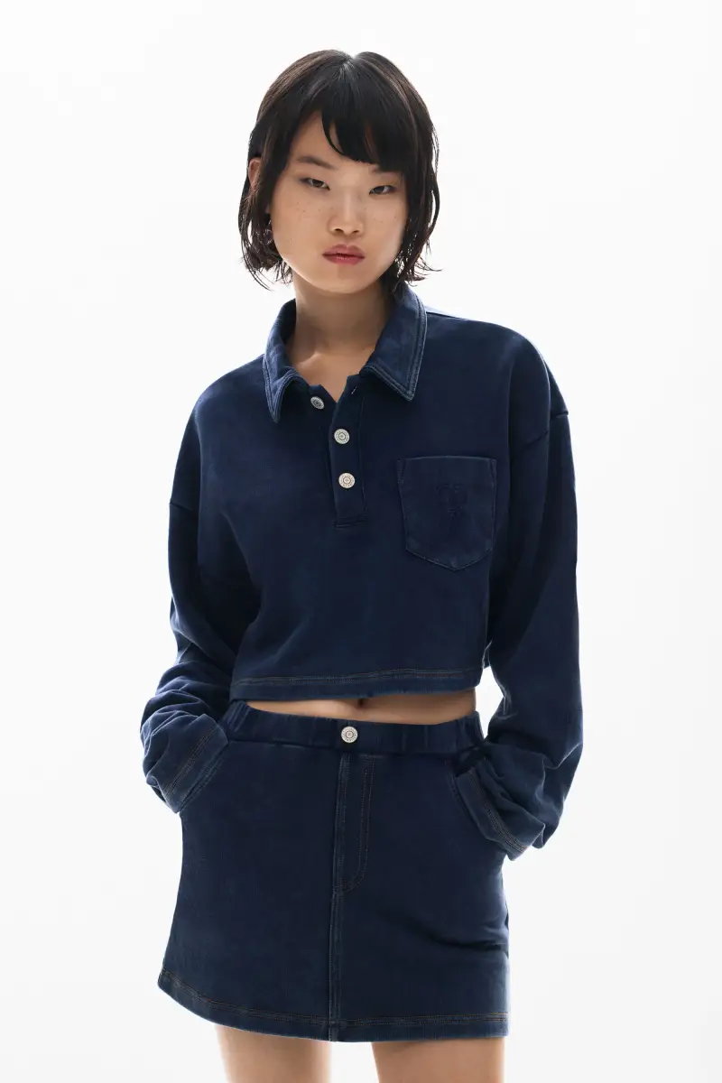 Desigual Polo Nero 2682800 miniatura 2