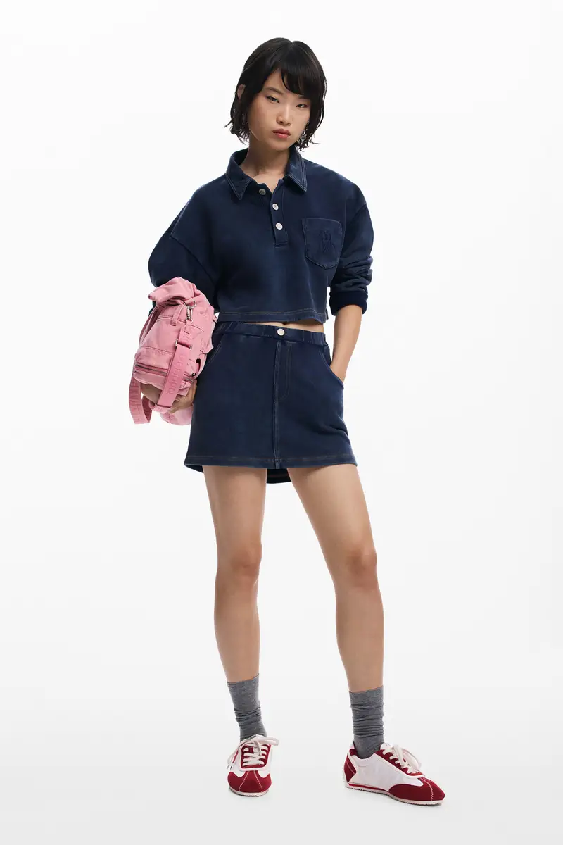 Desigual Polo Nero 2682800