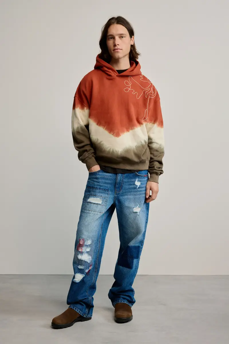 felpa tie-dye RED miniatura 2