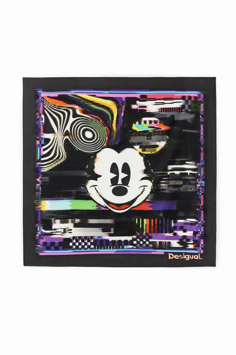 Foulard carrÃ¨ Mickey Mouse BLACK