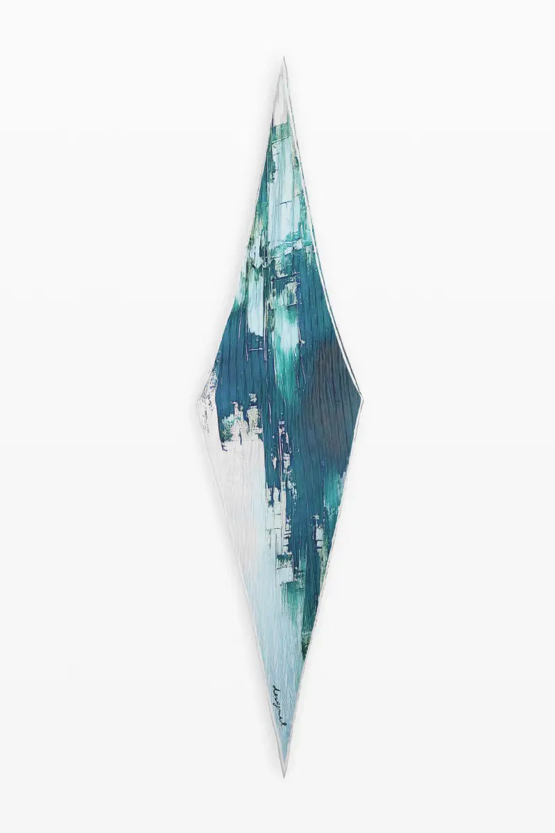 Foulard con diamante GREEN