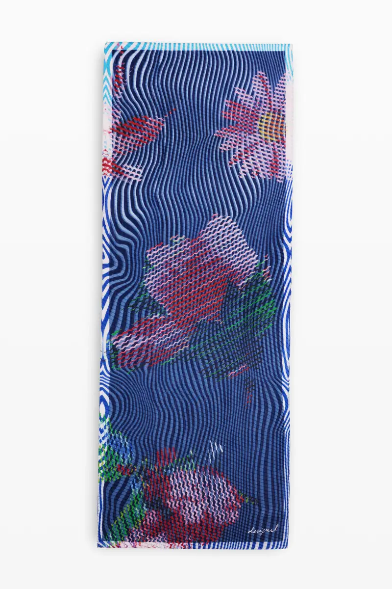 Foulard rettangolare bluestrip BLUE