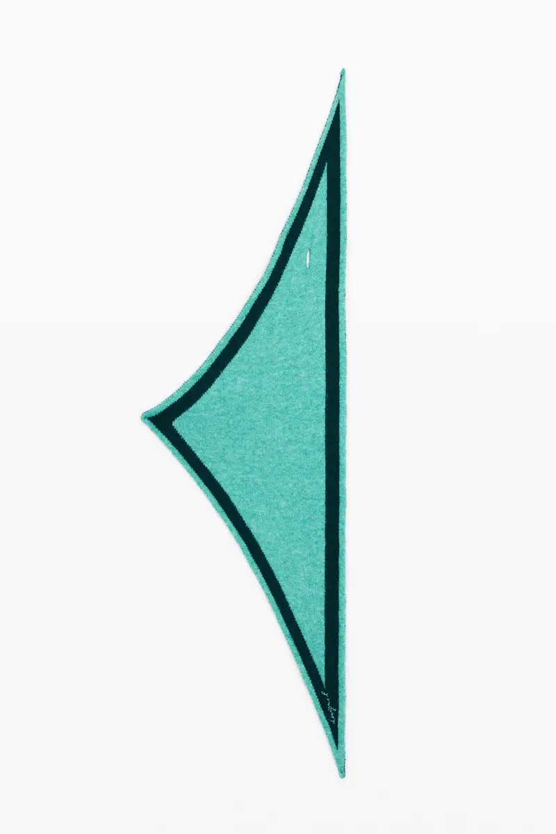 FOULARD TRIANGOLARE GREEN miniatura 2