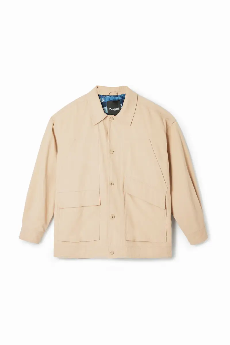 Giacca a maniche lunghe con mostro sorridente BROWN