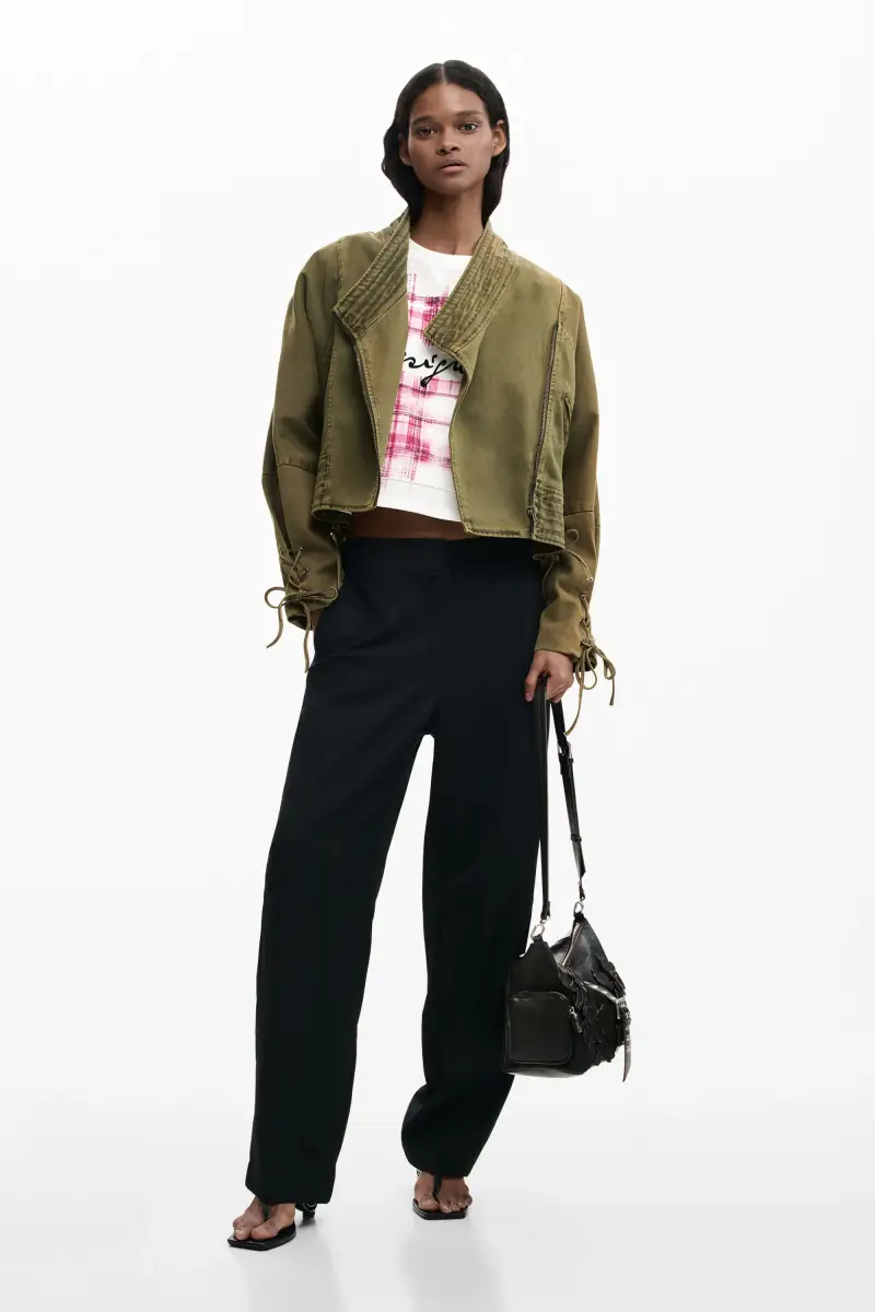 giacca asimmetrica GREEN miniatura 2