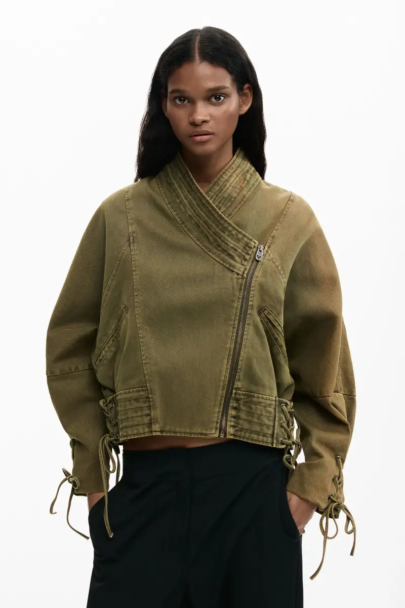 giacca asimmetrica GREEN