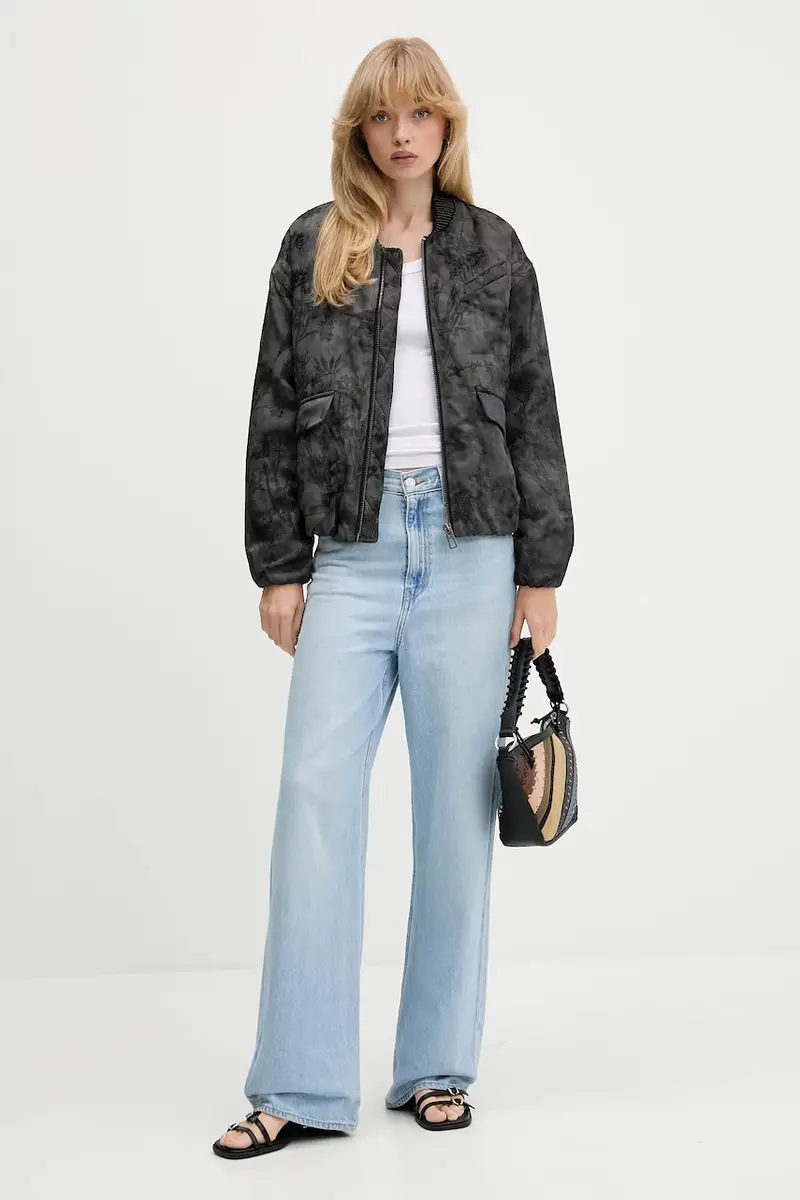 giacca bomber FANTASY colore nero 25WWEW26 miniatura 2