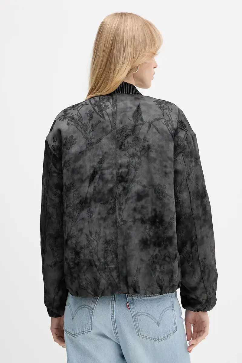 giacca bomber FANTASY colore nero 25WWEW26 miniatura 3