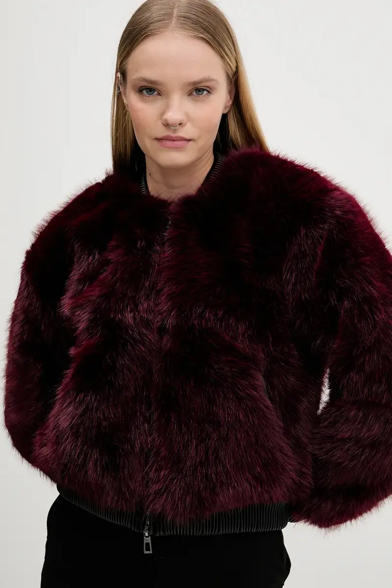 giacca bomber RASPBERRY colore granata 25WWEW67 miniatura 4