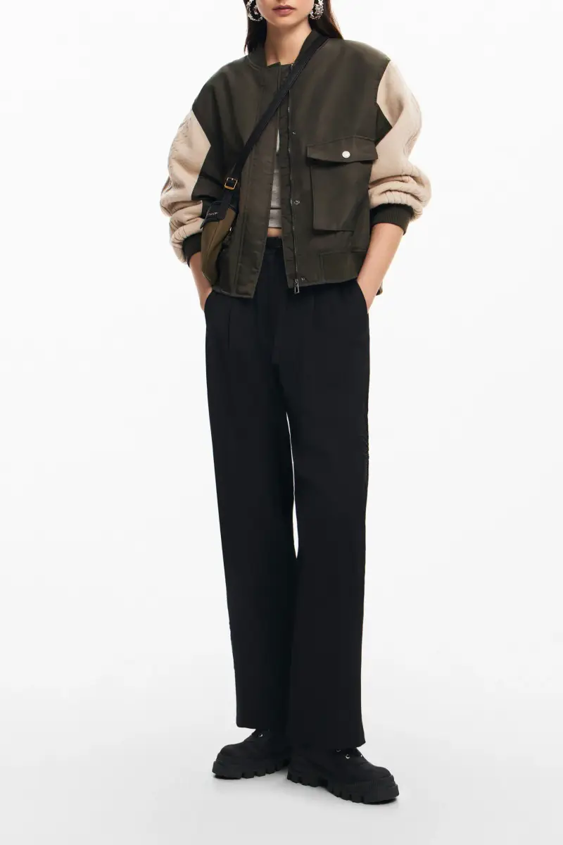 Giacca cargo con tasche GREEN miniatura 2